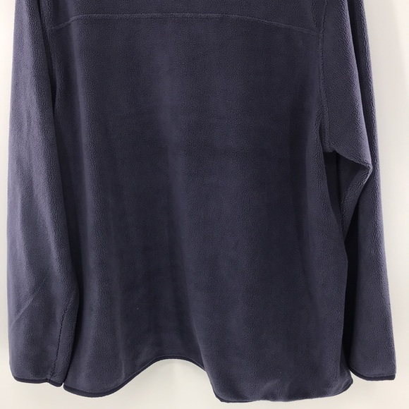 NEW 32 Degree Heat Gray Navy Sweater Size XL Snap-On Front Mock Neck Soft Fuzzy - Picture 9 of 16